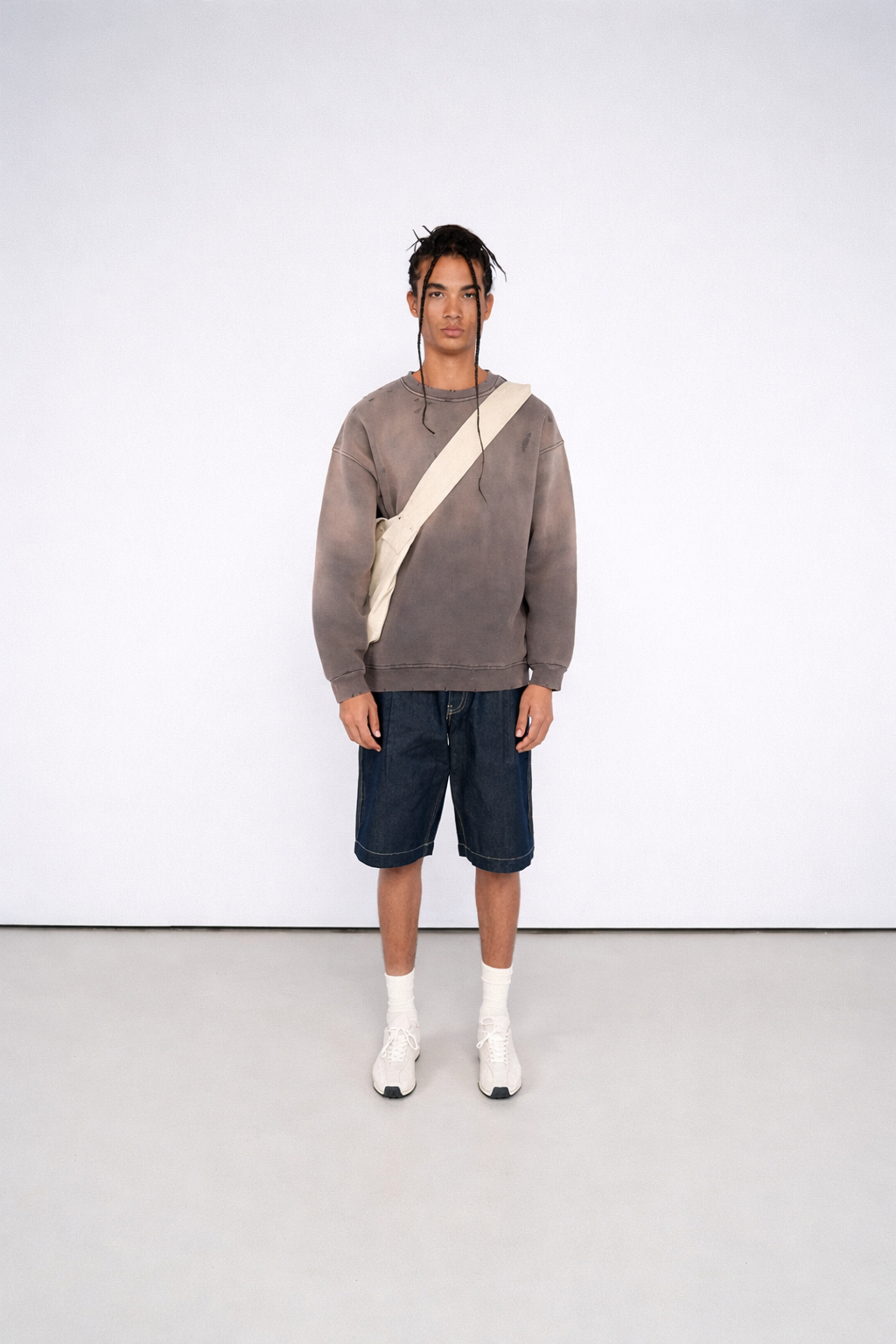 Worn Gradient Crewneck