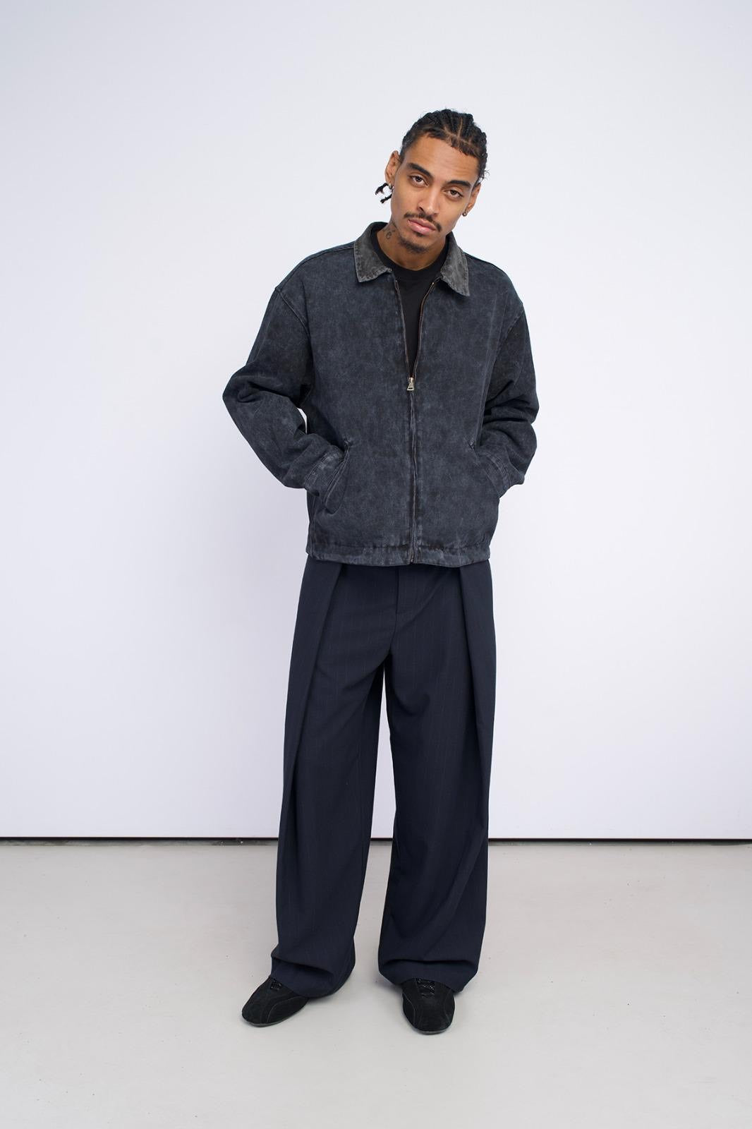 Check Panel Zip-Up – ELEVATD